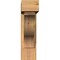 Ekena Millwork Funston Block Smooth Bracket w/ Offset Brace, Western Red Cedar, 5 1/2"W x 20"D x 20"H BKT0604X20X20FST05SWR - alternate 4